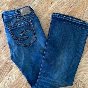 Silver Jeans Aiko Super Stretch Mid Flare Jeans